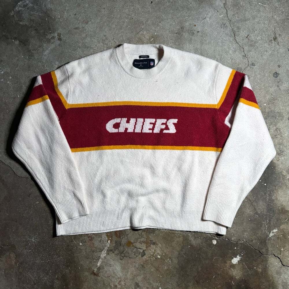 Abercrombie & Fitch NFL Kansas City Chiefs Sweater Size M